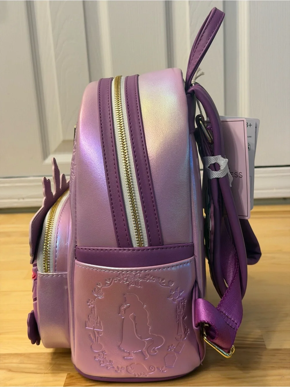 Loungefly tangled Purple Whimsical Sweets Mini Backpack NWT